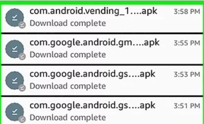 Check all downloaded APK files